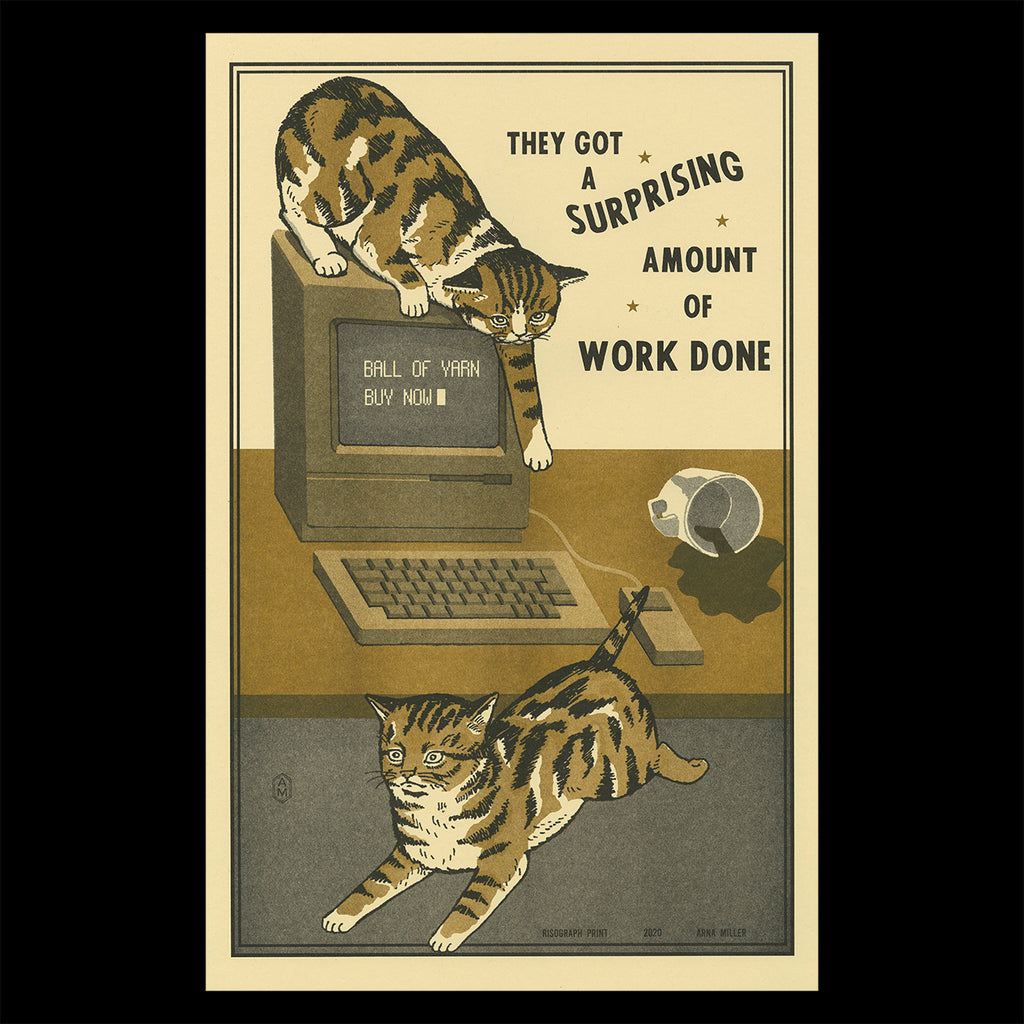 Computer Cats by Arna Miller | Risolve Studio